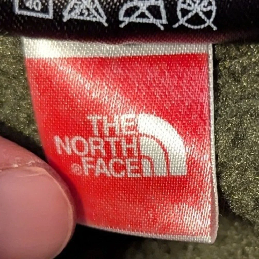 The North Face Men's Small Retro Denali Jacket Fleece Woodland Green TNF Black